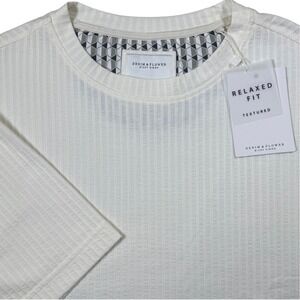Men’s DENIM & FLOWER Ricky Singh Textured Relaxed Fit Crew Neck T Shirt